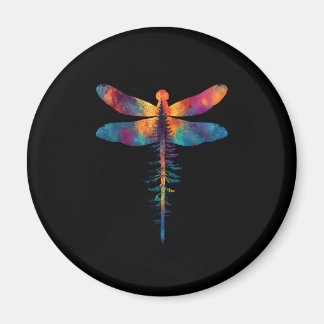 Merry Christmas insect Lover Xmas Dragonfly Christ Magnet