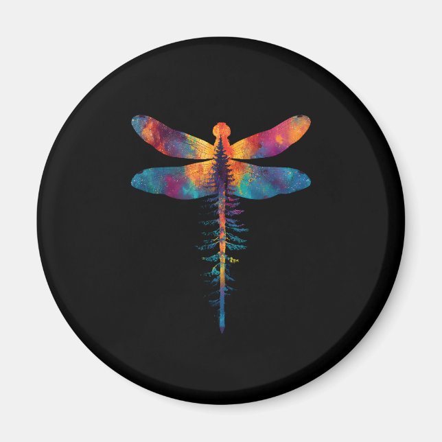 Merry Christmas insect Lover Xmas Dragonfly Christ Magnet (Framsidan)