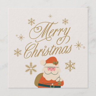 Merry Christmas Invitation Card Inbjudningar