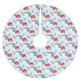 Merry Christmas!! Julgransmatta Borstad Polyester