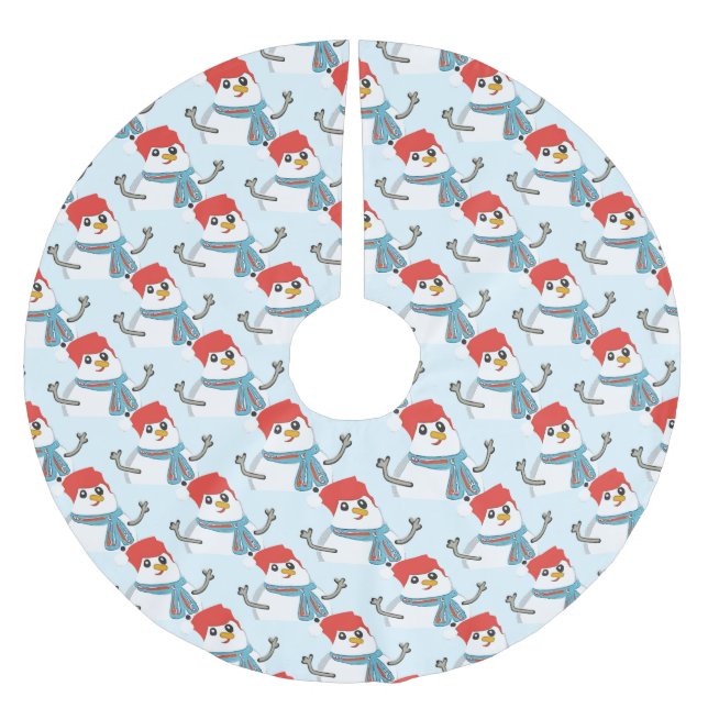 Merry Christmas!! Julgransmatta Borstad Polyester (Framsidan)