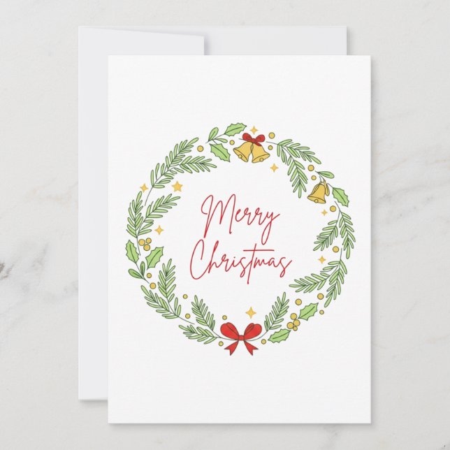 Merry Christmas Julkort (Framsida)