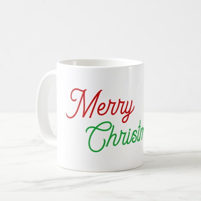 Merry Christmas Kaffemugg (Framsida vänster)