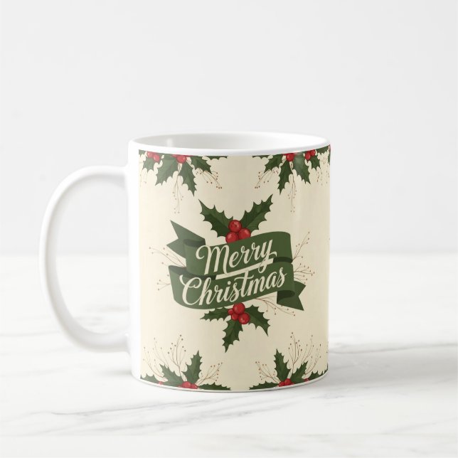 Merry Christmas Kaffemugg (Vänster)
