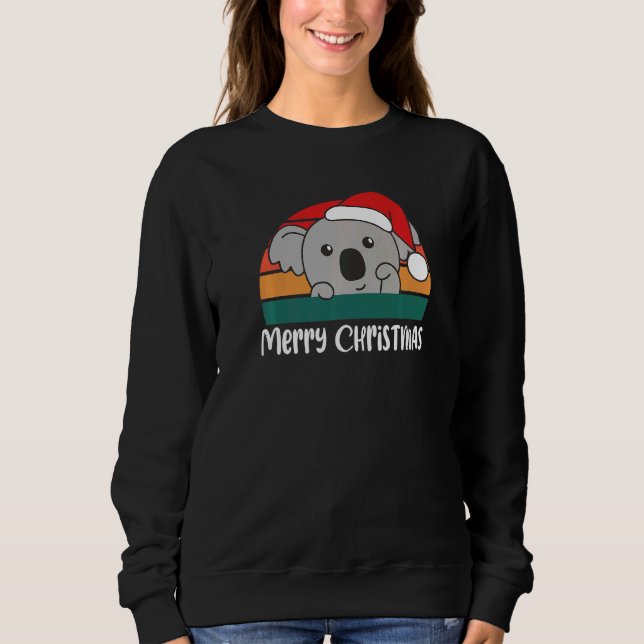 Merry Christmas  Koala Christmas T Shirt (Framsida)