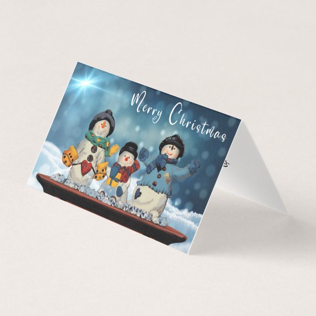 Merry Christmas Kort (Framsida)