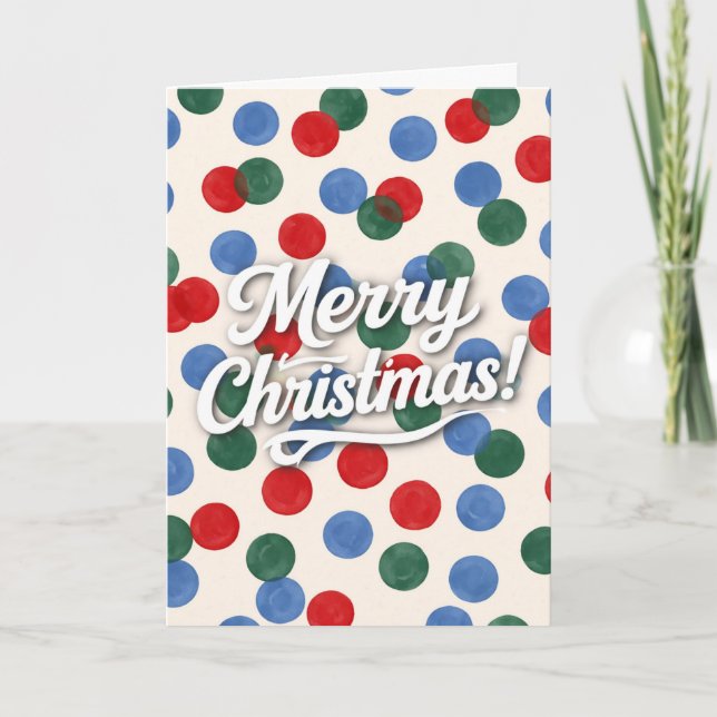 Merry Christmas Kort (Framsida)