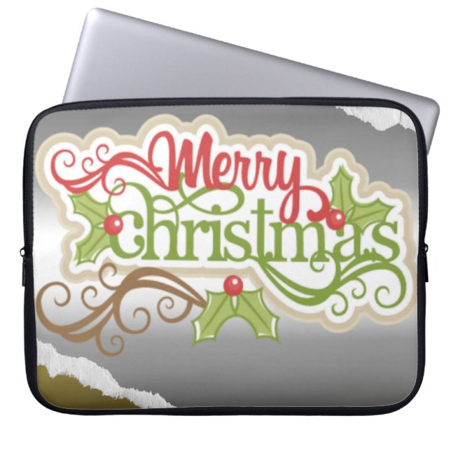 Merry Christmas  Laptop Fodral (Framsidan)