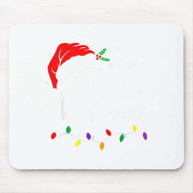 Merry Christmas Lights Red Santa Hat Xmas Family M Musmatta (Framsidan)