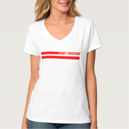 merry christmas lines t shirt