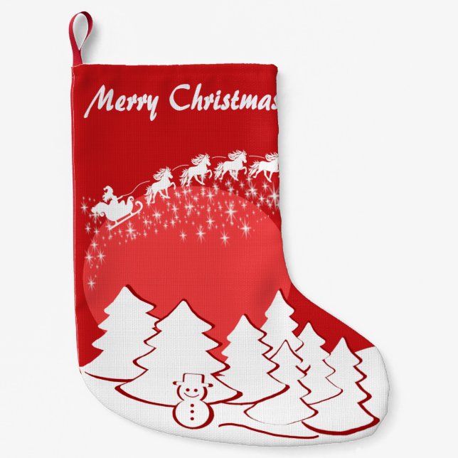 Merry Christmas   Liten Julstrumpa (Framsidan)