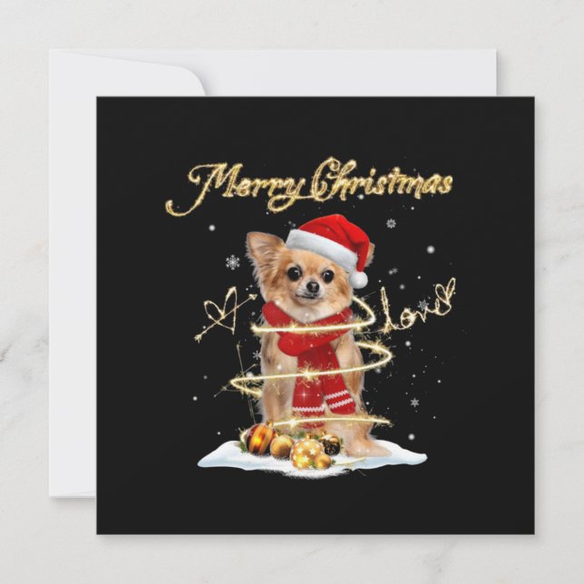 Merry Christmas Love Chihuahua (Framsida)