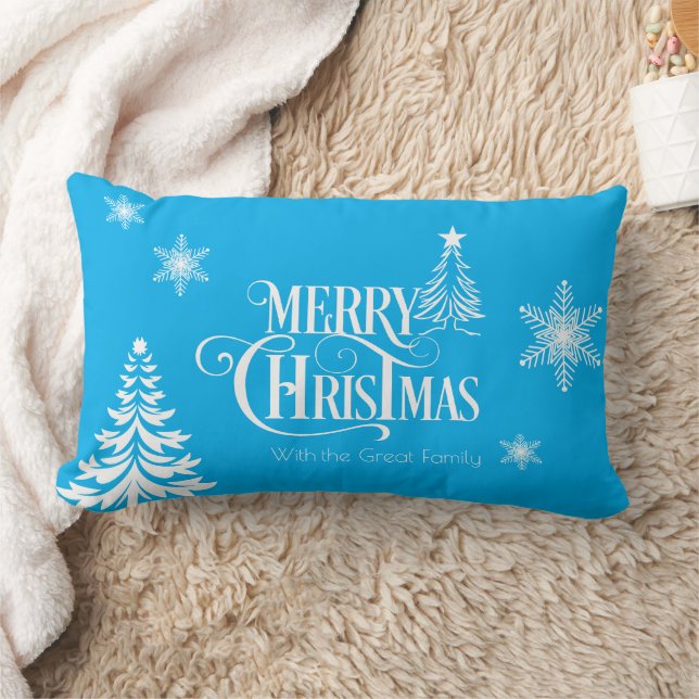 Merry Christmas Lumbarkudde (Filt)