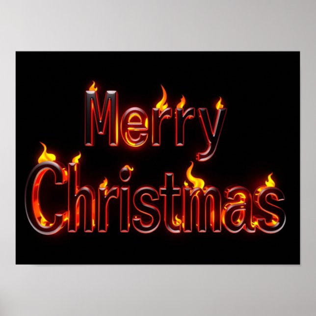 Merry Christmas Luxury Typography Poster Paper 35 (Framsidan)