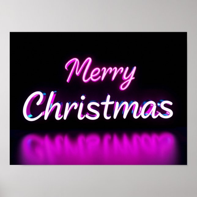 Merry Christmas Luxury Typography Poster Paper H27 (Framsidan)