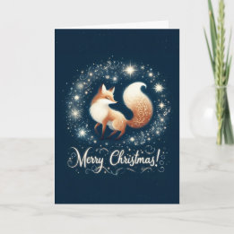 Merry Christmas - Magical Fox Kort