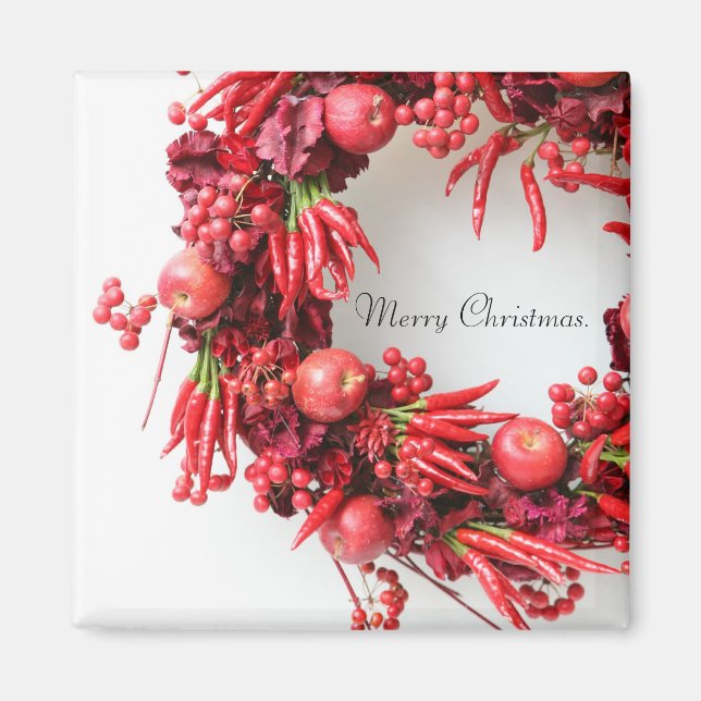 Merry Christmas. Magnets A Magnet (Framsidan)
