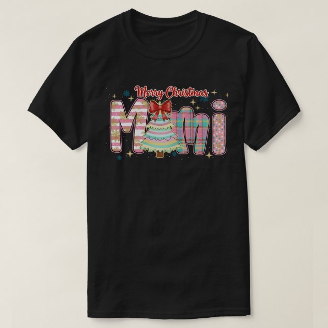 Merry Christmas Mimi T Shirt (Design framsida)