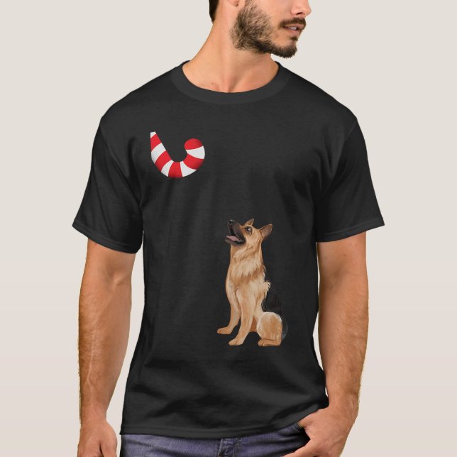 Merry Christmas Mister Dog  1 T Shirt (Framsida)