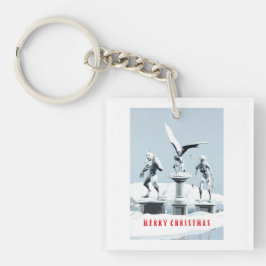 Merry Christmas. Monster ice sculptures