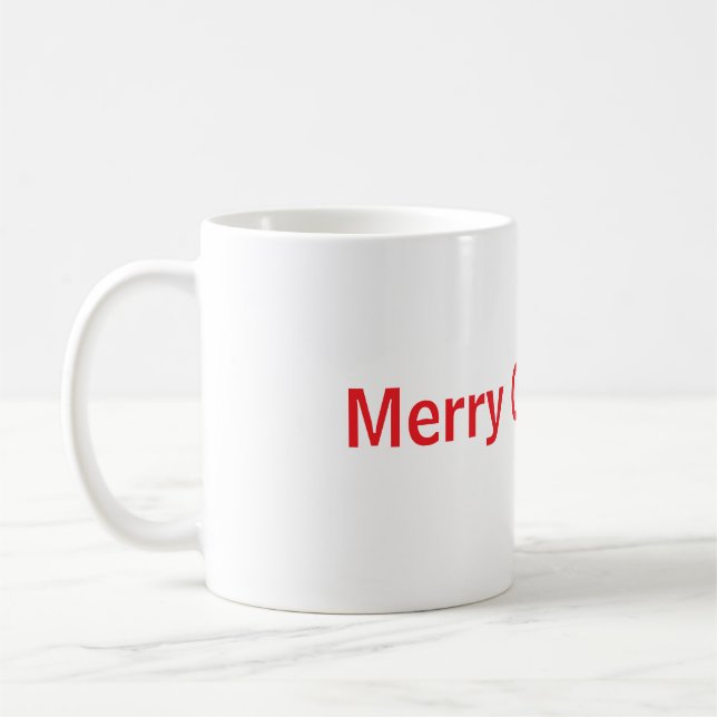 Merry Christmas mug Kaffemugg (Vänster)