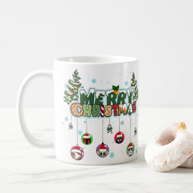Merry Christmas Mug Kaffemugg (Med munk)