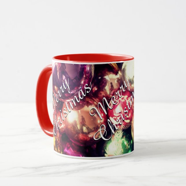 "Merry Christmas" Mug Mugg (Framsida vänster)