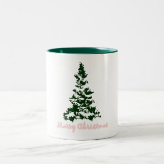 Merry christmas mug Två-Tonad mugg