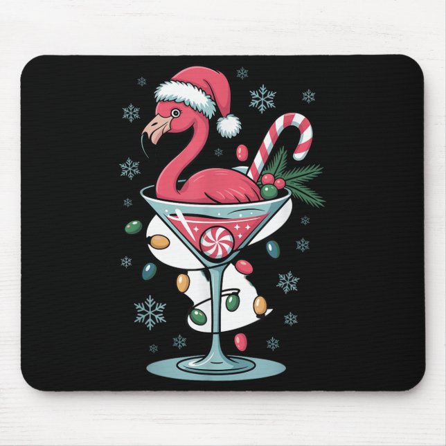 Merry Christmas Nk Flamingo Wine Drinking Lights X Musmatta (Framsidan)