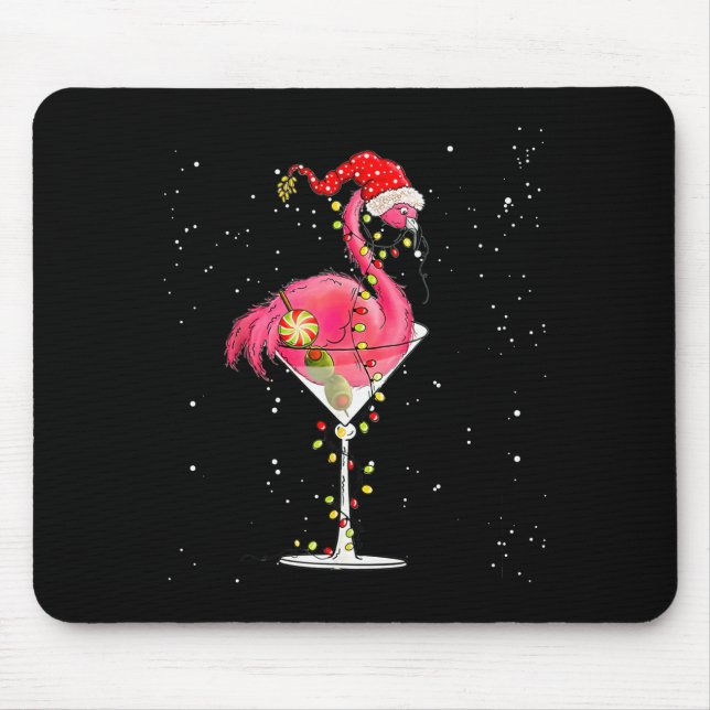 Merry Christmas Nk Flamingo Wine Drinking Lights X Musmatta (Framsidan)