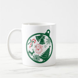 Merry Christmas Ornament Mug Kaffemugg