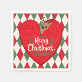 Merry Christmas Paper Napkin Pappersservett