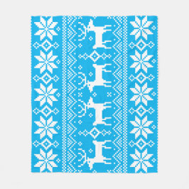 Merry Christmas pattern 1 Fleecefilt