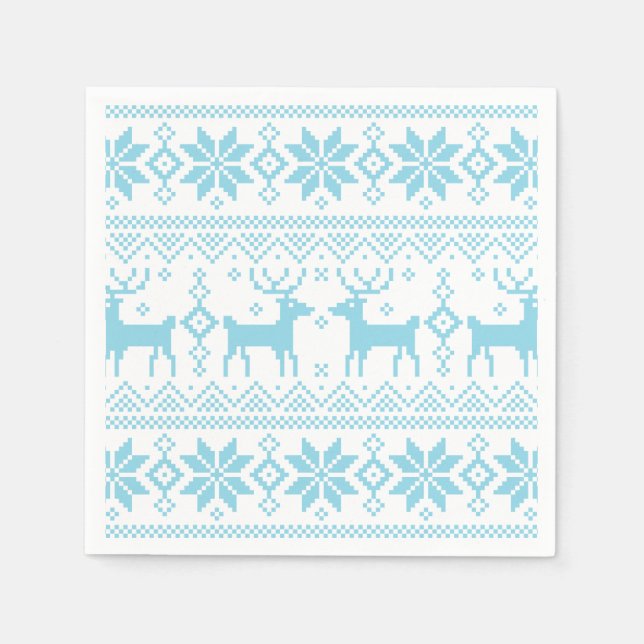 Merry Christmas pattern 1 Pappersservett (Framsidan)