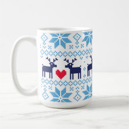 Merry Christmas pattern 2 Kaffemugg