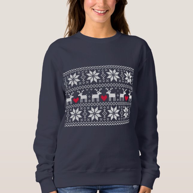 Merry Christmas pattern 2 T Shirt (Framsida)