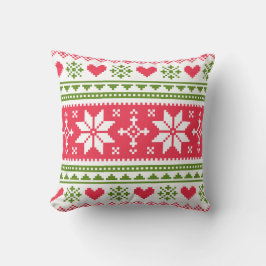 Merry Christmas pattern 3 Kudde