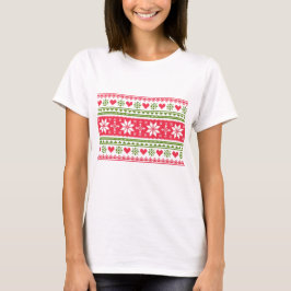 Merry Christmas pattern 3 T Shirt