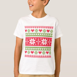 Merry Christmas pattern 3 T Shirt