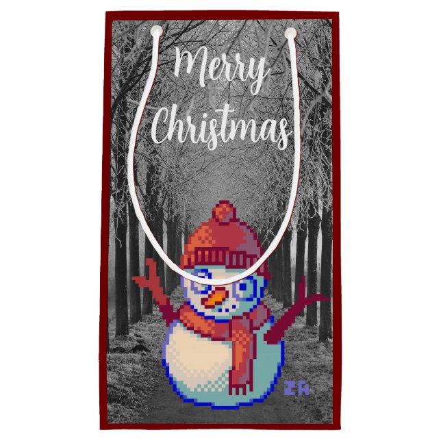 Merry Christmas pixelart, Pixel Art (Framsidan)