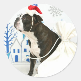 Merry Christmas,Pocky. Runt Klistermärke