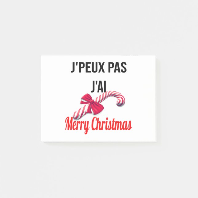 Merry Christmas Post-it Block (Framsida)