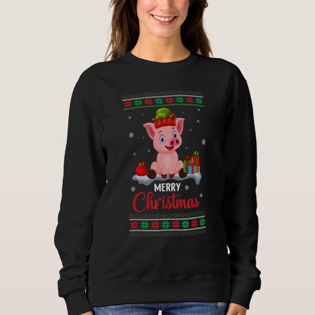 Merry Christmas  Quote Santa Family Love T Shirt (Framsida)
