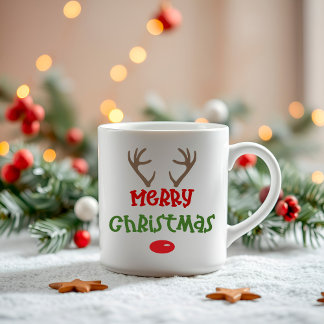 Merry Christmas Reindeer Mugg