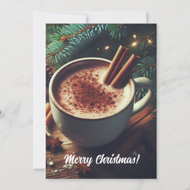 Merry Christmas Retro   Julkort (Framsida)