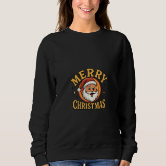 Merry Christmas Retro Santa Sweatshirt T Shirt