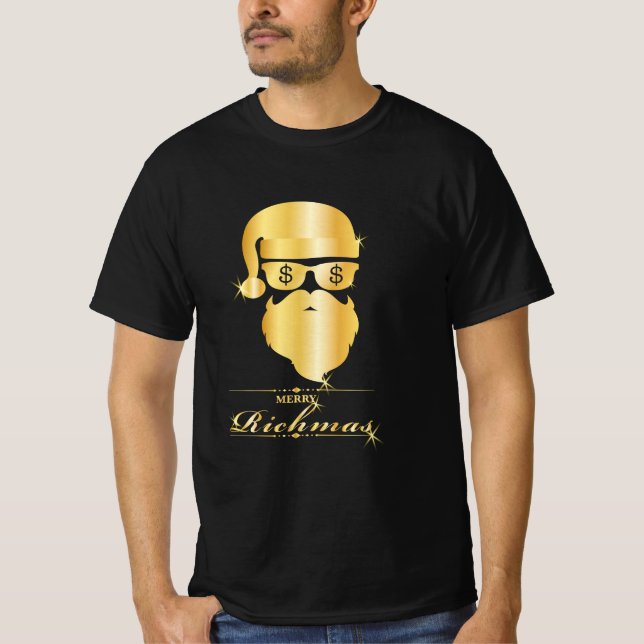 Merry Christmas - Richma's Golden St. Nicholas T Shirt (Framsida)