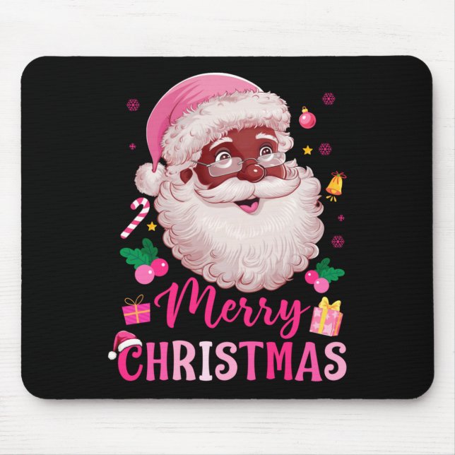 Merry Christmas Santa Claus Black Afro African Ame Musmatta (Framsidan)