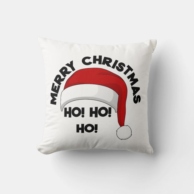 Merry Christmas Santa Claus   Kudde (Framsida)