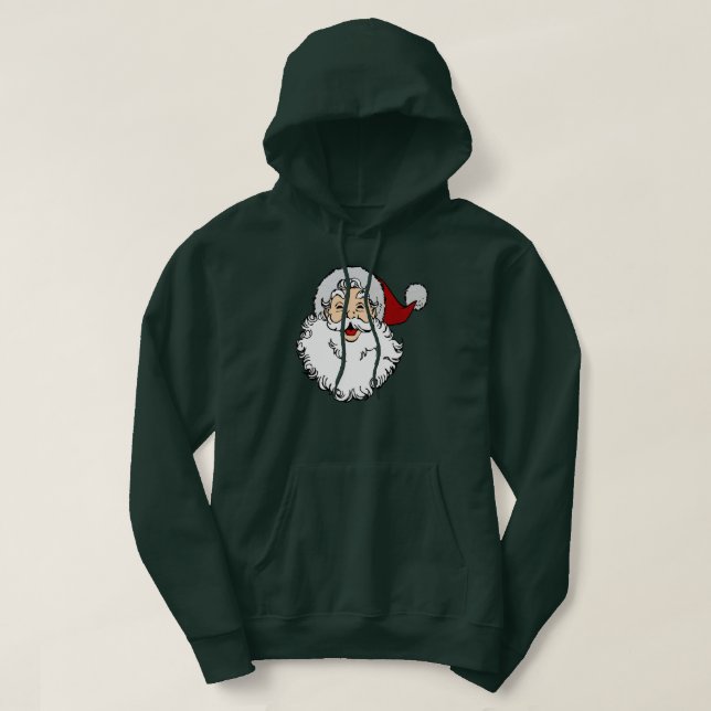 merry christmas santa claus xmas hoodie (Design framsida)